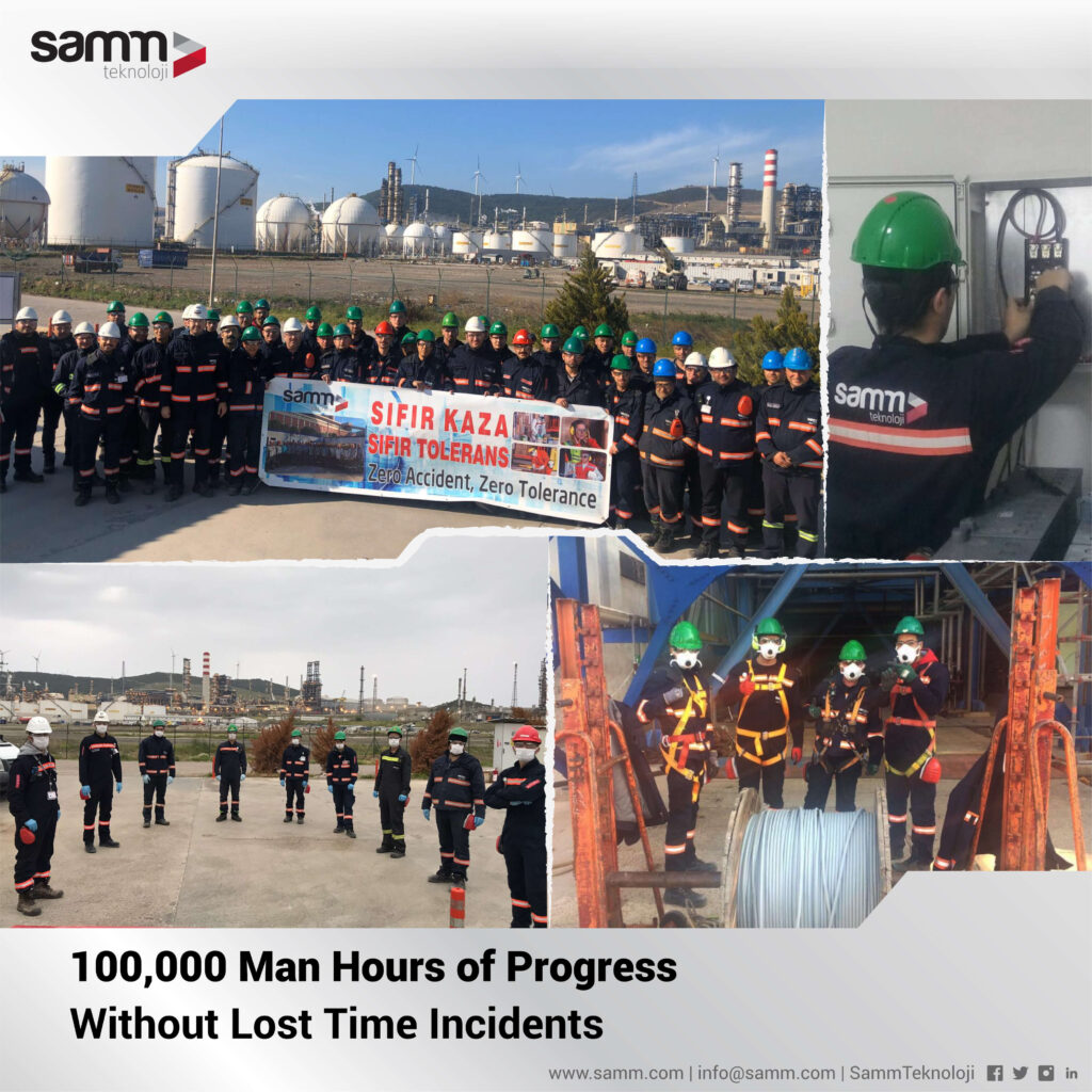 100,000 Man Hours of Progress Without Lost Time Incidents