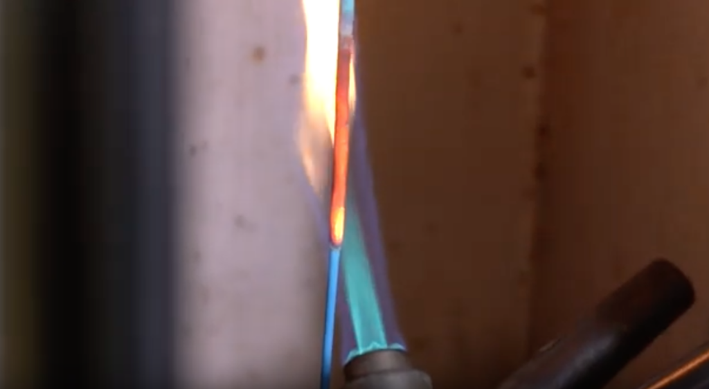 Vertical Flame Propagation Test for a Single Insulated Cable