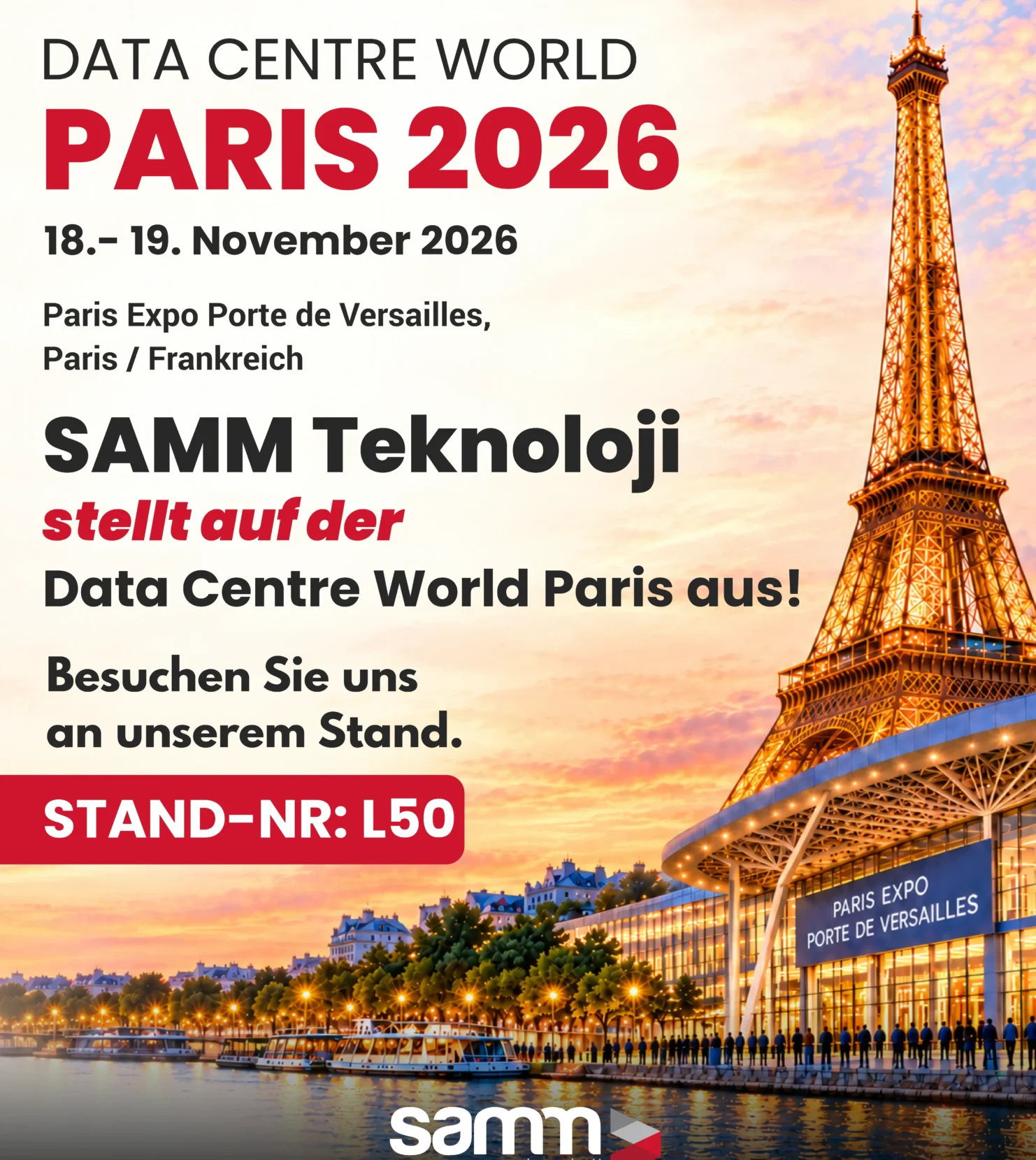 Data Centre World Paris-SAMM Teknoloji-Alm