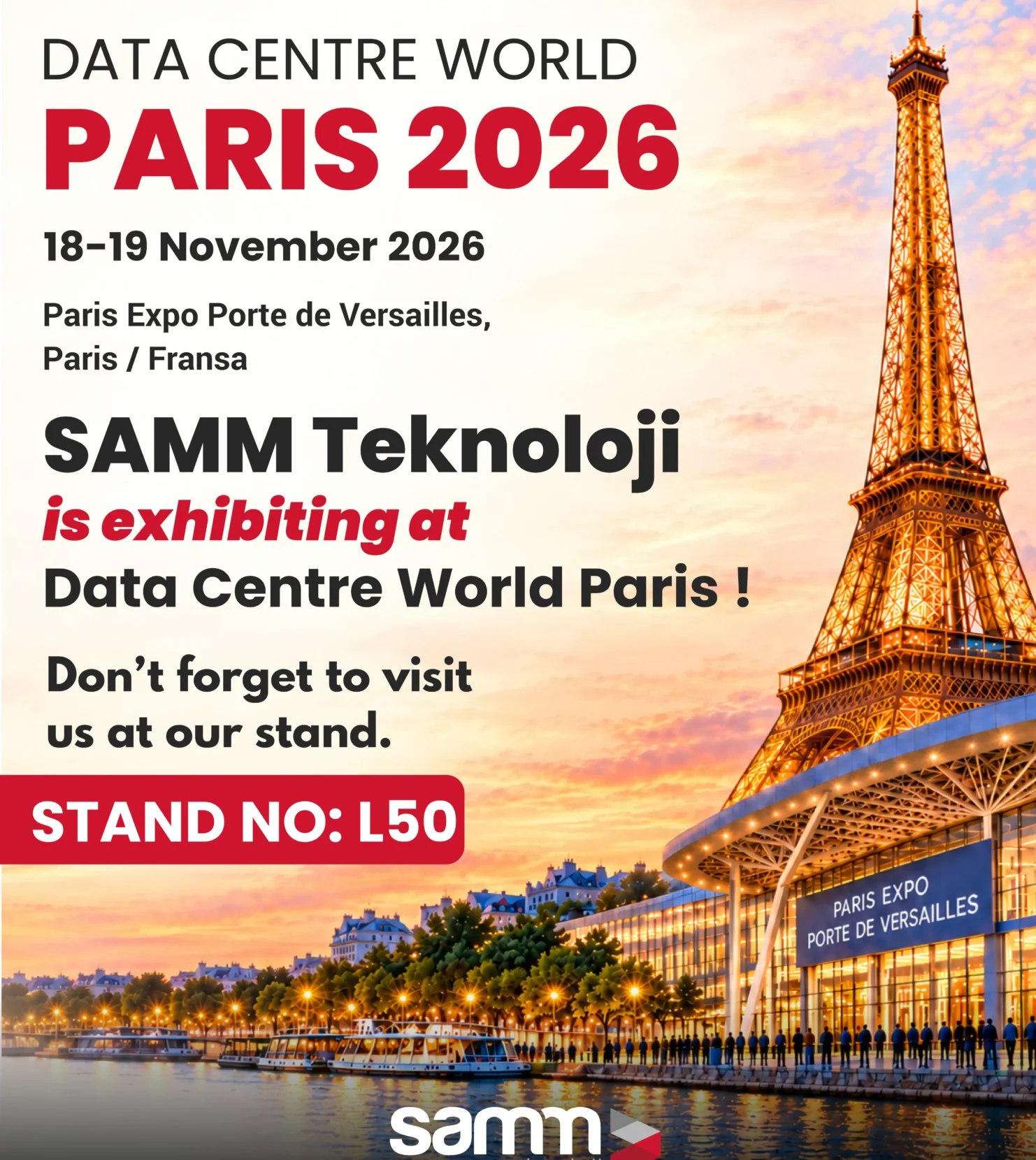 Data Centre World Paris-SAMM Teknoloji-En