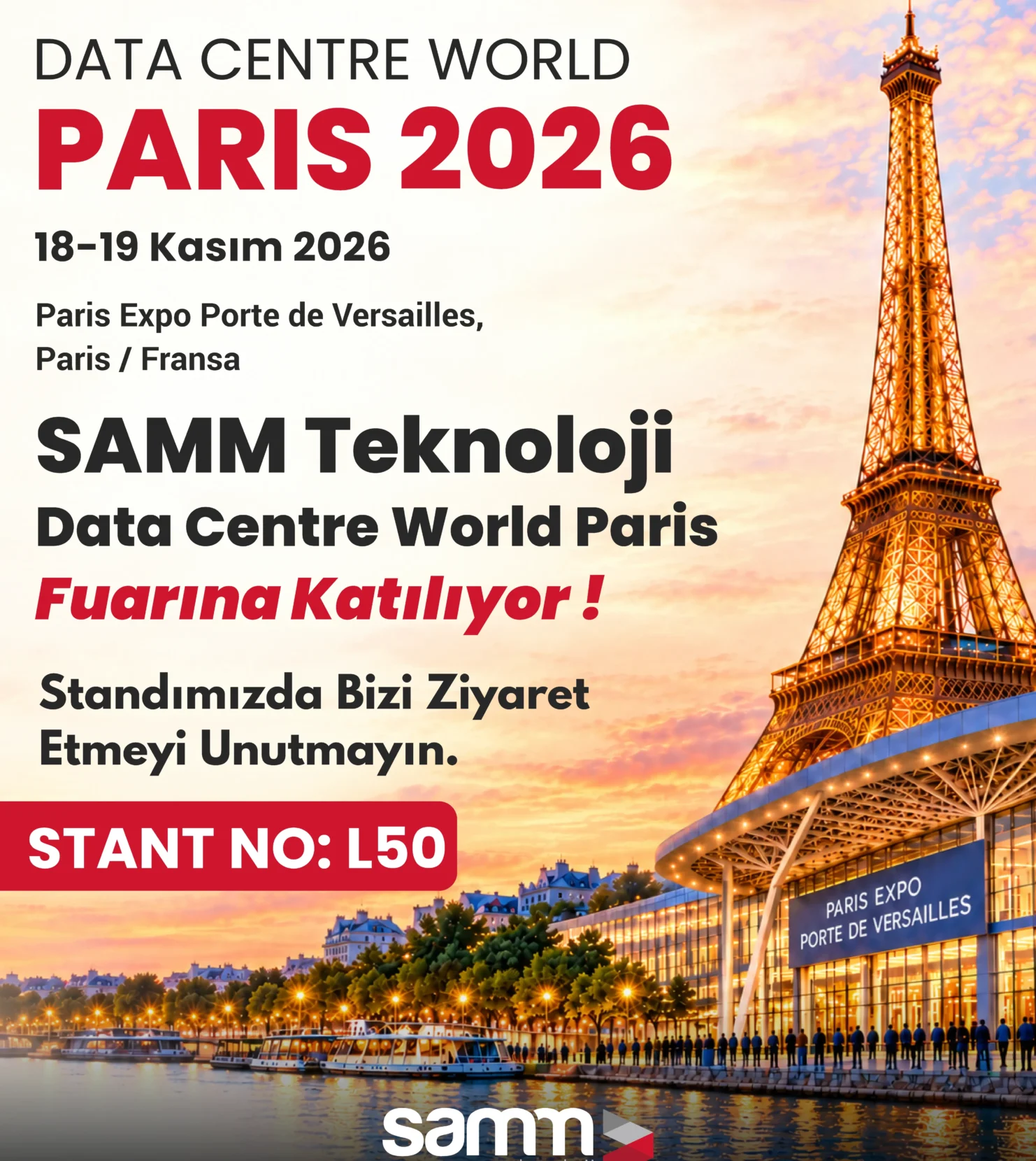 Data Centre World Paris-SAMM Teknoloji-Tr
